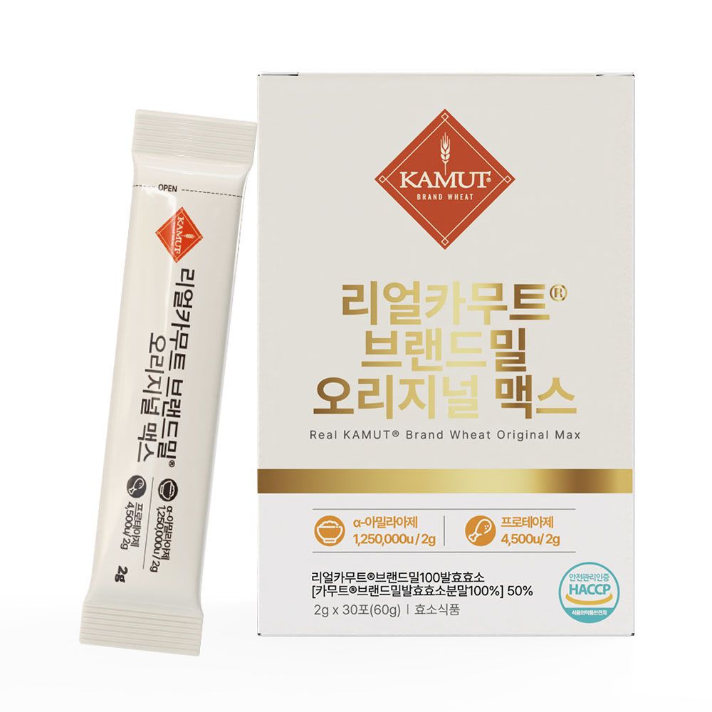 Bionherb Real Kamut® Brand Wheat Original Max Enzyme 30 Sticks Digestive Care _ Made in KOREA